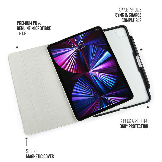 Funda Pipetto iPad Pro 11" 3ª gen 2021 con almacenaje para Apple Pencil 2